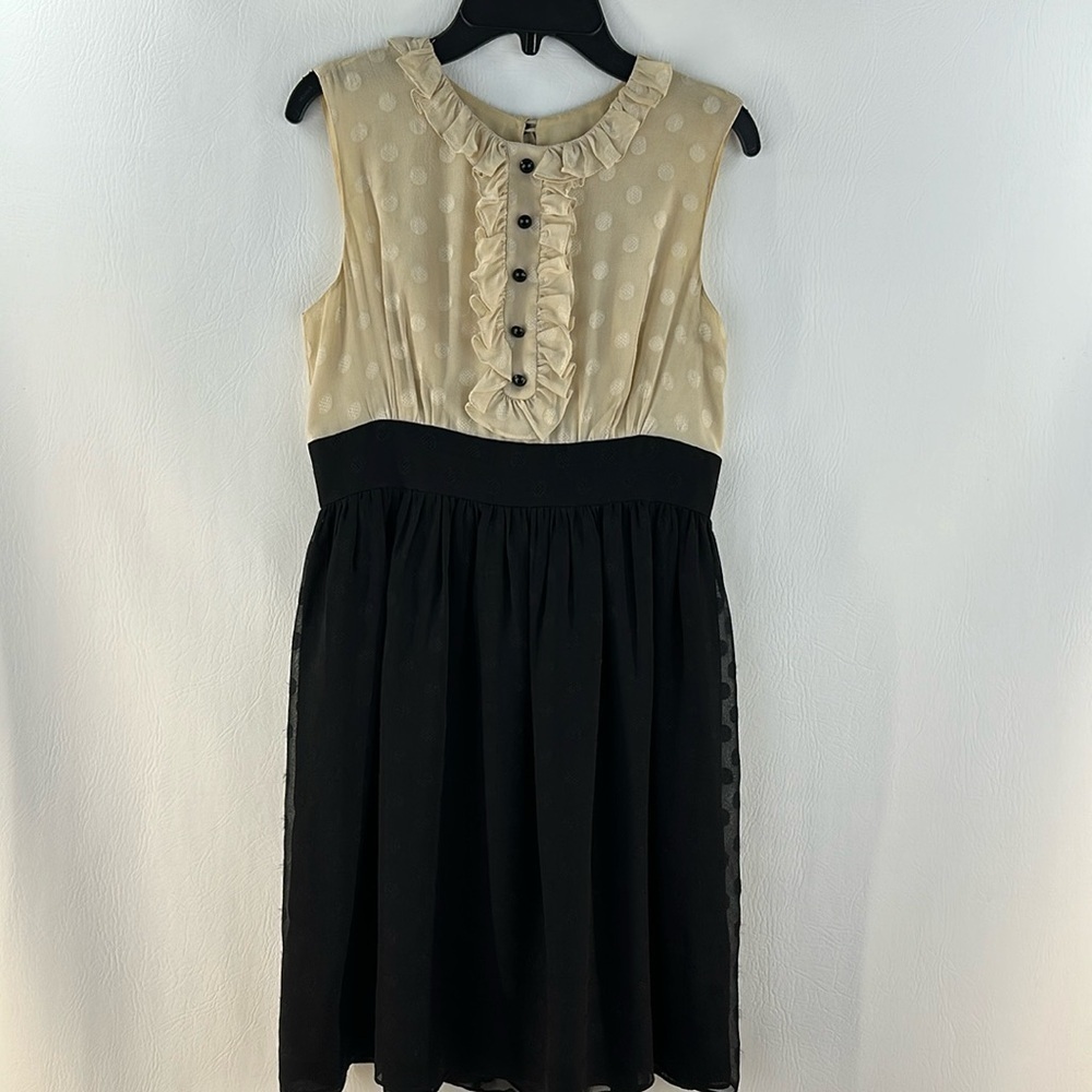 MILLY Chiffon Ruffled Sleeveless Dress, 4